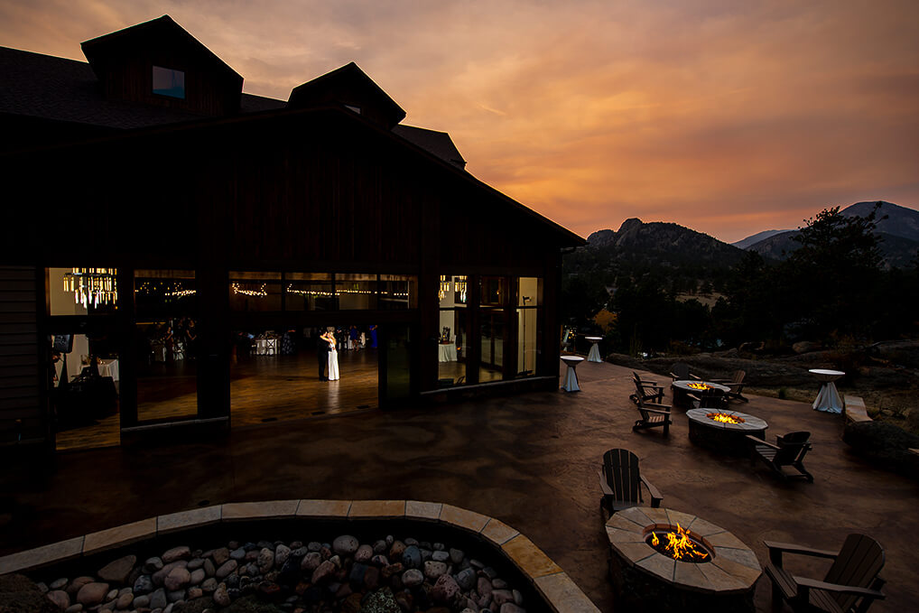 The Boulders, a stunning event center perfect for weddings in Estes Park