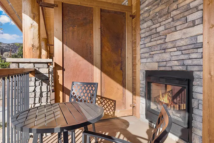 Suite Fireplace Upstairs image