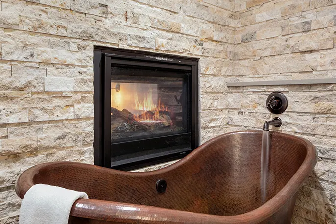 Suites Tub Fireplace image