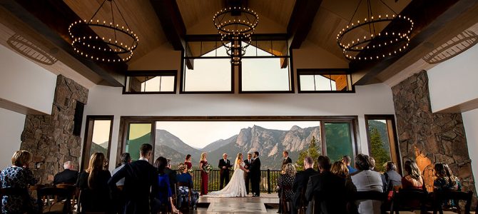 Interior Photo of The Boulders, One of the Most Lavish Estes Park Wedding Venues.